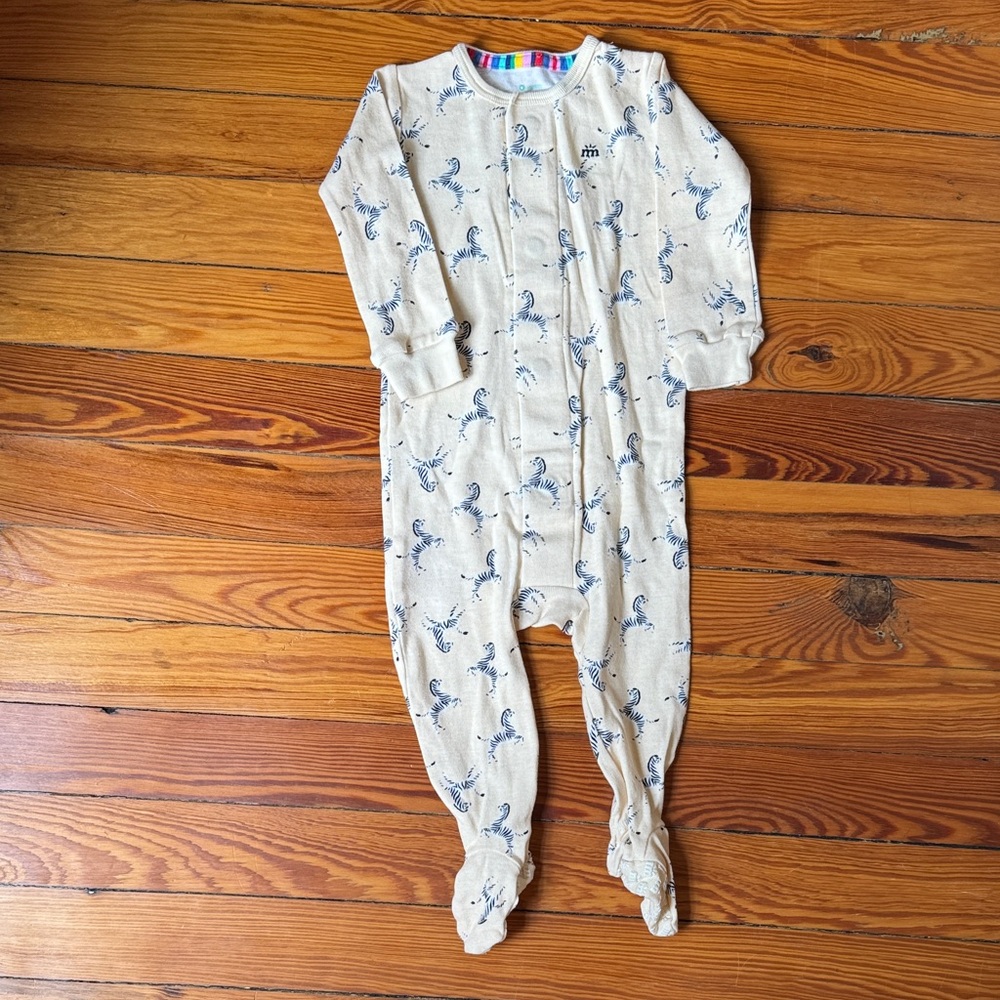Magnetic Me Cream and Blue Kids Pajamas